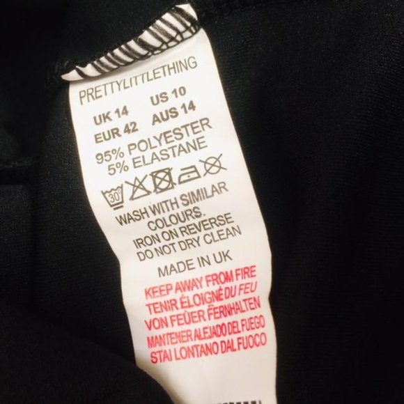 Pretty Little Thing Black Bandeau Dress - NWT - Picture 6 of 8